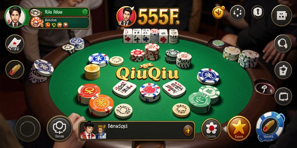 Tangkapan layar gameplay menarik dari 555F QiuQiu.