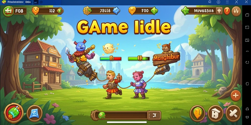 Tampilan impressif dari gameplay F08 yang penuh dengan aksi Idle.