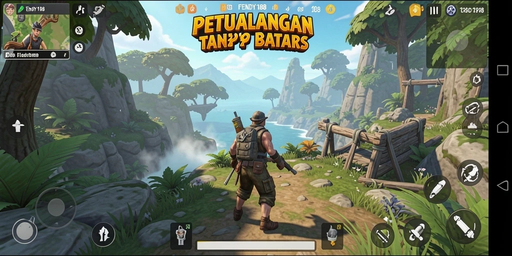 Tampilan gameplay seru dalam dunia terbuka FENDY188.