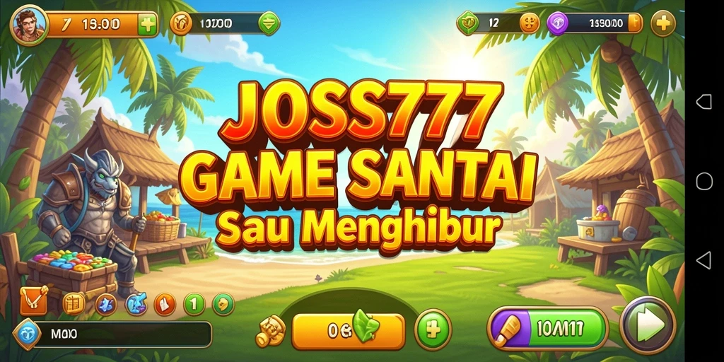 Screenshot gameplay JOSS777 menunjukkan pengalaman seru bermain game Casual.