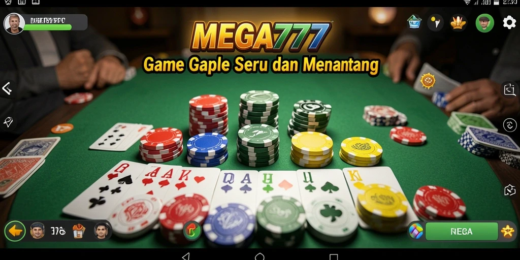 Gameplay Gaple yang seru dan interaktif di MEGA777.