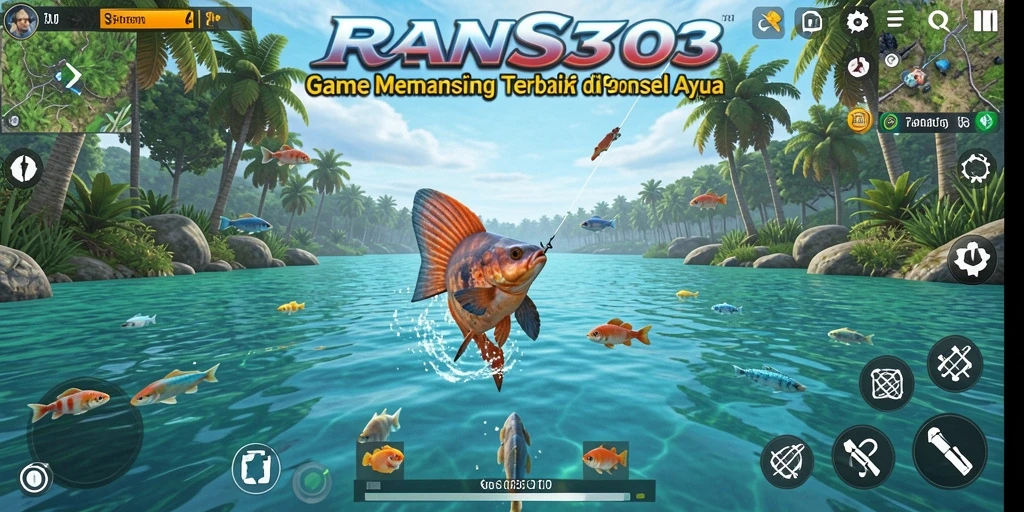 Tangkapan ikan besar dalam gameplay RANS303 yang seru.