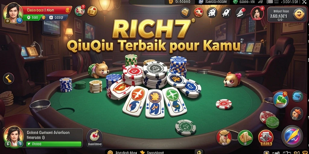Tampilan gameplay RICH7 yang seru dan interaktif.