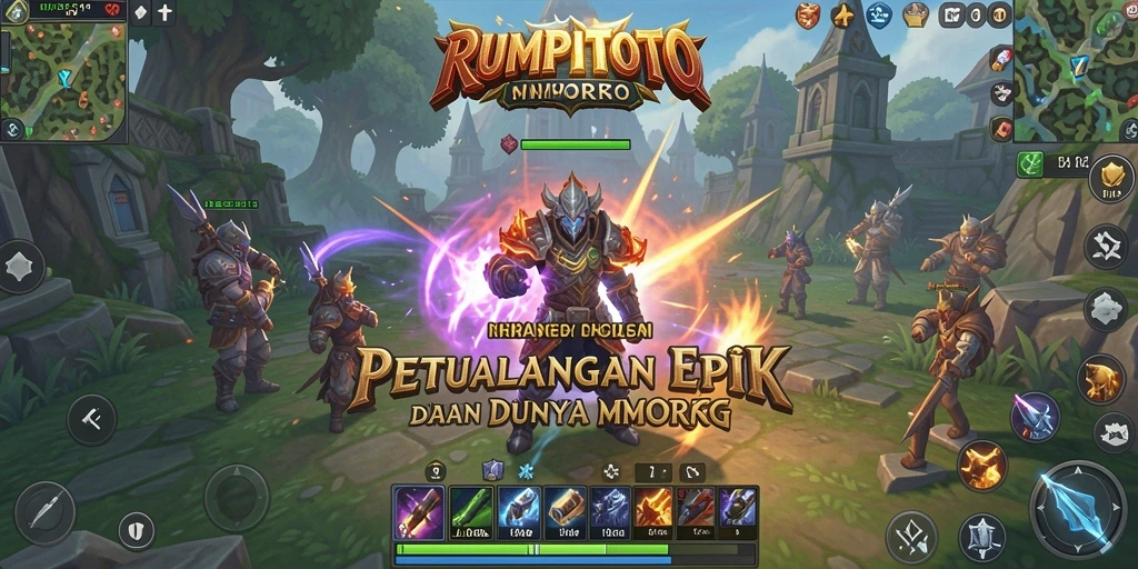 Screenshot gameplay RUMPITOTO dengan aksi pertarungan yang seru.