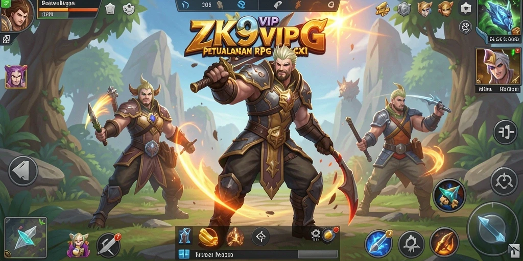 Screenshot gameplay ZK9VIP dengan grafis yang menakjubkan.