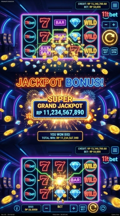 Tampilan antarmuka utama aplikasi 11tbet.